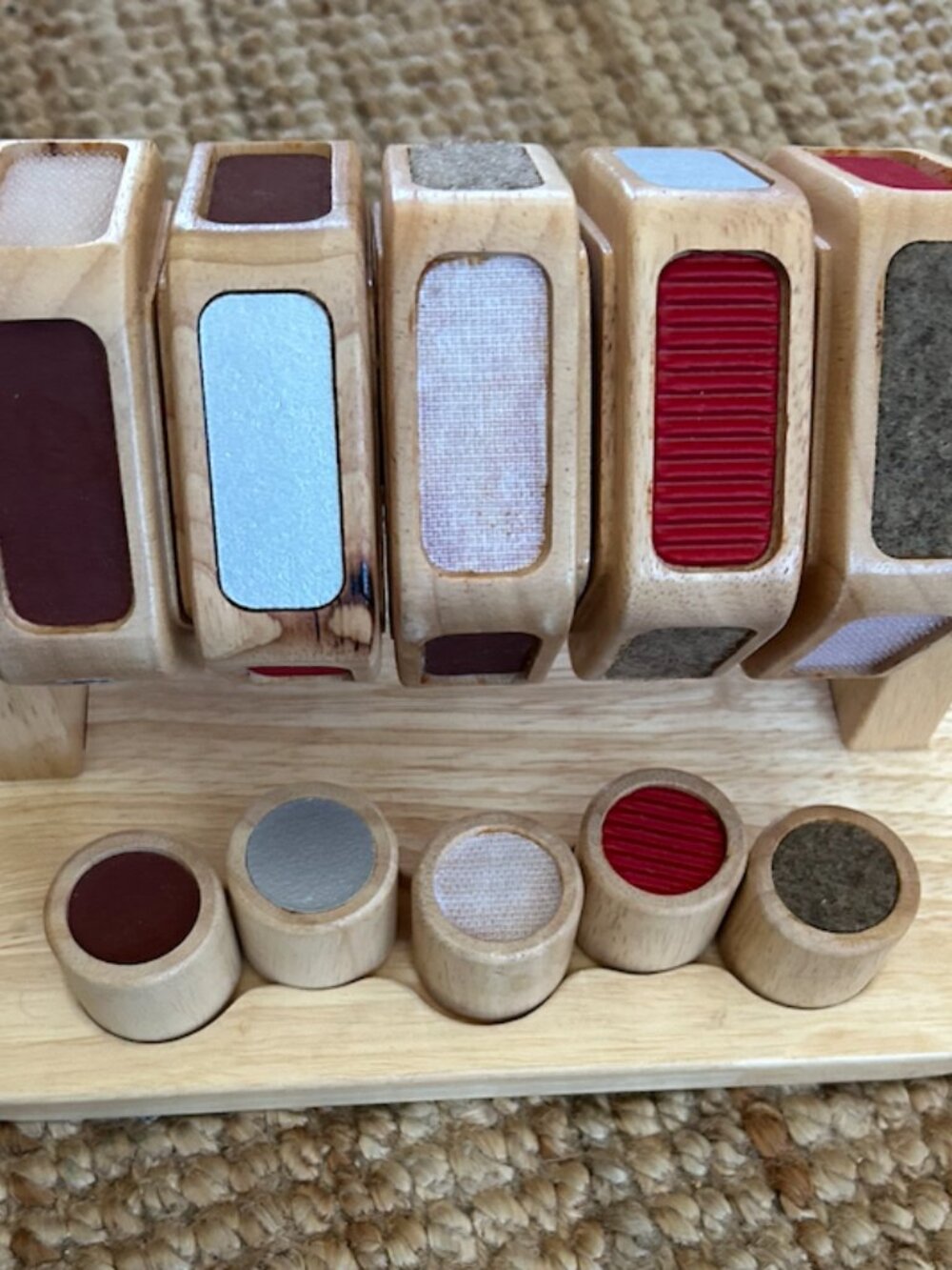Montessori Textured Spin Wheel - Picture 3 of 3